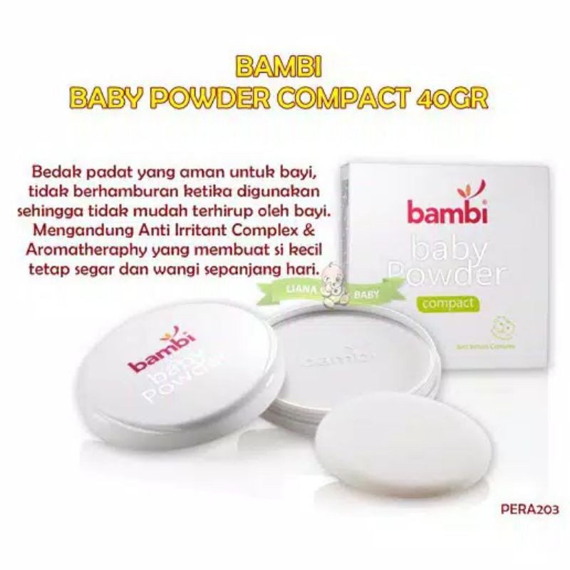 Bambi Baby Powder Refill 40gr