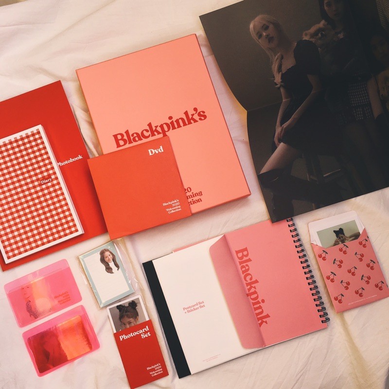 BLACKPINK 2020 WELCOMING COLLECTION SEASON GREETING SHARING UNSEALED JENNIE LISA ROSE JISOO