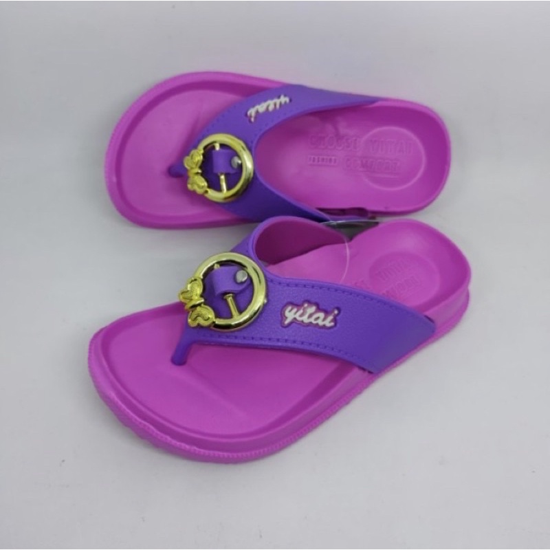 Sandal Jepit anak perempuan S24-29 merek yitai