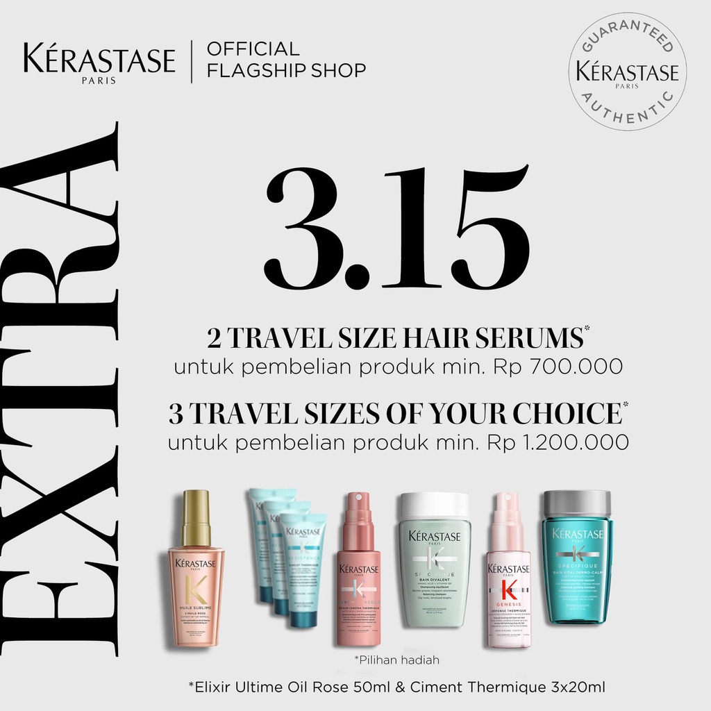 Kerastase Bain Genesis Hydra 250ml Shampoo Rambut Rontok & Patah (Normal)-7