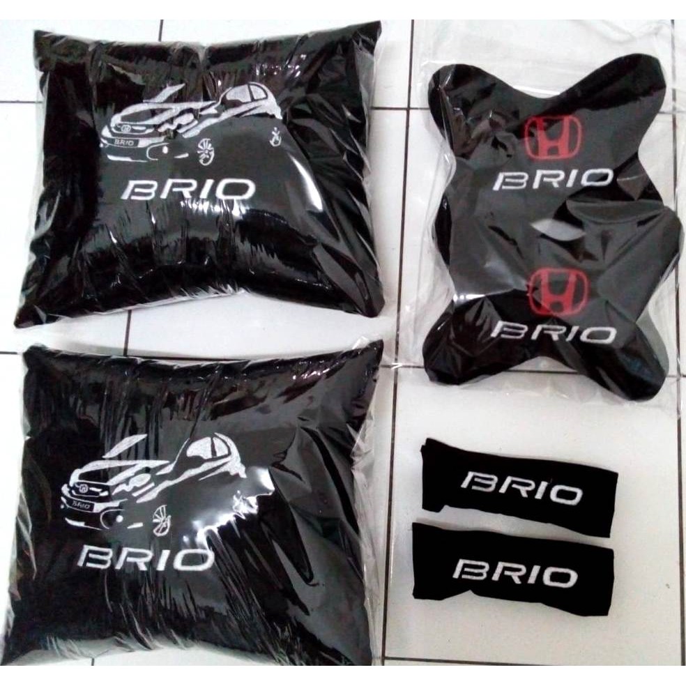 Promo aksesoris bantal mobil Honda Brio Satya aksesoris interior