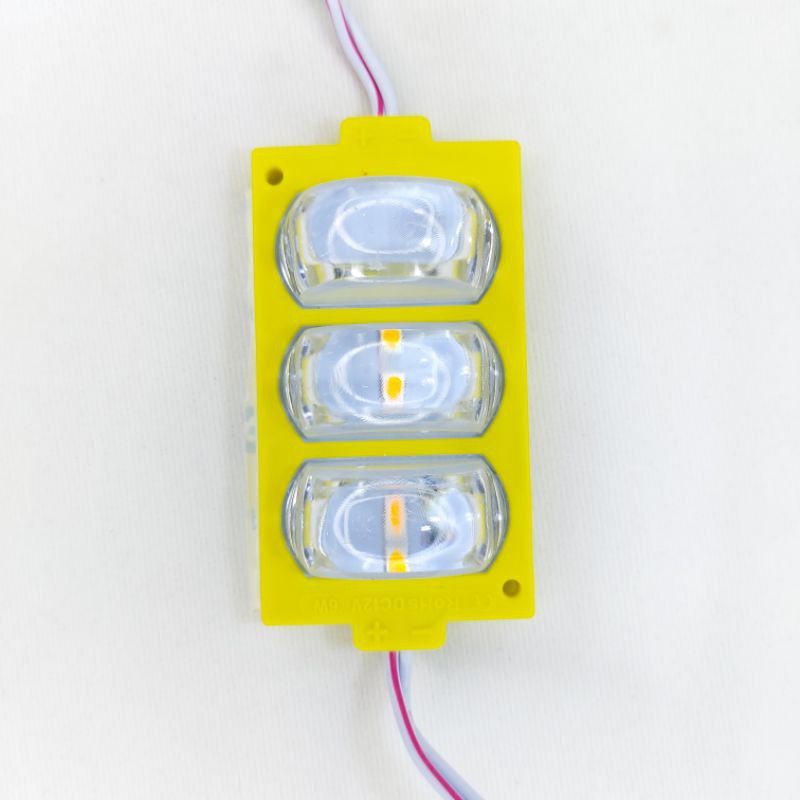 lampu Variasi roda 3 mata LED 7338 12 volt 24 volt mobil motor truk bis iceblue pink