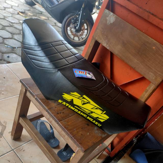 Jok rx king prahu tebal motif ktm - jok rx king fariasi ktm