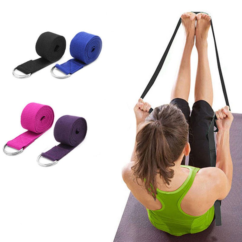 YOGA STRAP Yoga Belt Tali Yoga D ring Yoga Belt Yoga Kekinian Bia Melenturkan Badan strap Tahan Lama