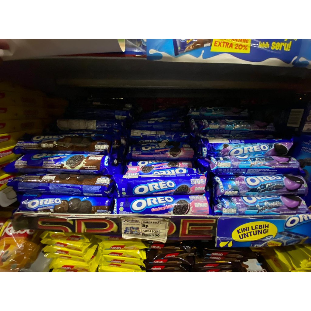 

Oreo ROLL 133 gram gr - Cokelat Ice Cream Blueberry Strawberry Vanilla