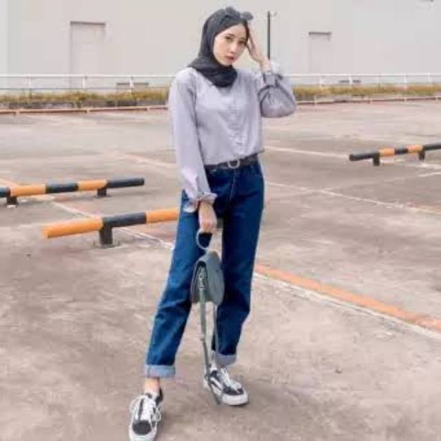 CELANA JEANS WANITA BOYFRIEND