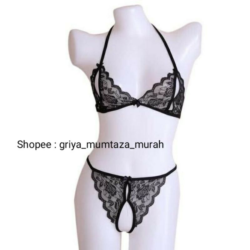 Bra Set G String Seksi / Lingerie Seksi Satu Set / Bisa COD / Lingerie Bra Set / Set G String / G String Open / Set Lingerie Seksi / Baju Dinas / Lingerie Dinas Malam / G String Jumbo / G String Seksi/ Seserahan Mahar / Set G String Seksi-1
