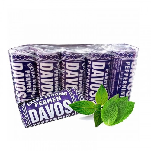 

Davos Permen Roll 22gr isi 10pcs/Permen/Makanan/Kembang Gula/Camilan