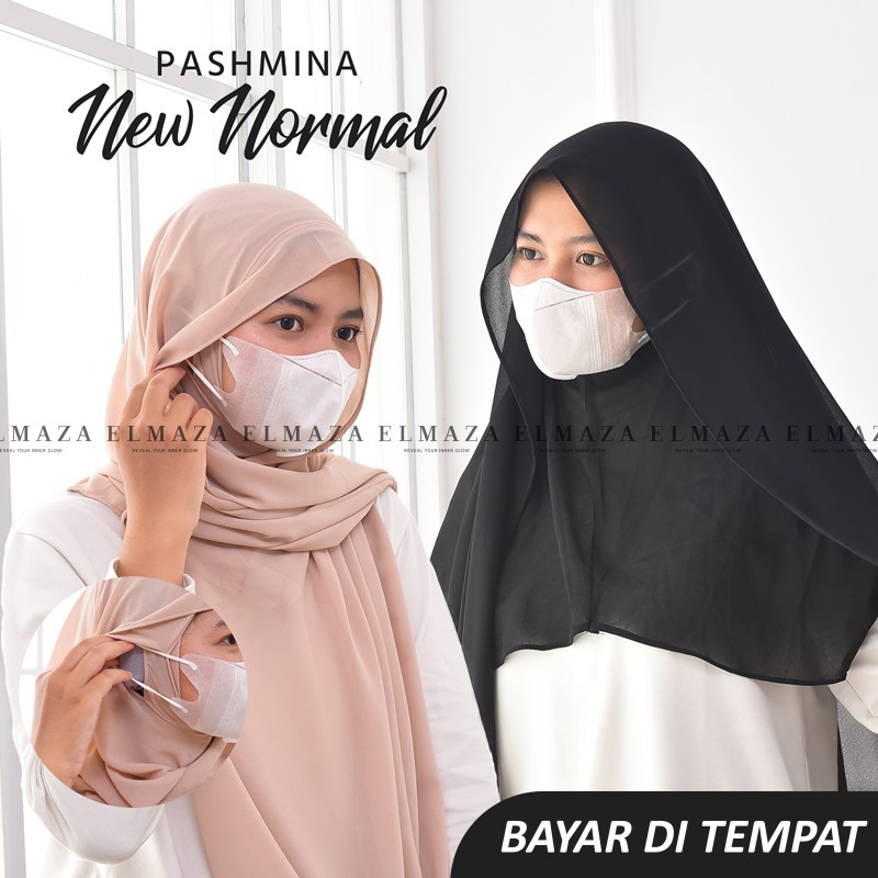 Pashmina New Normal Ceruty Kerudung Pashmina Ceruty / Hijab Ceruty