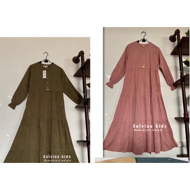 GAMIS ANAK TANGGUNG SALVINA.YS ORIGINAL UKURAN  L DAN UKURAN M/GAMIS ANAK VIRAL/GAMIS ANAK TANGGUNG 