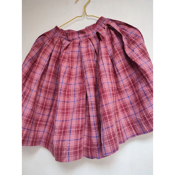 Rok kulot cln SD Bpk penabur kotak merah