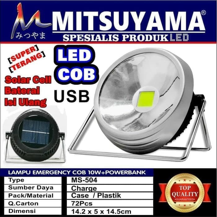 (COD) Lampu Solar emergency Mitsuyama MS-504