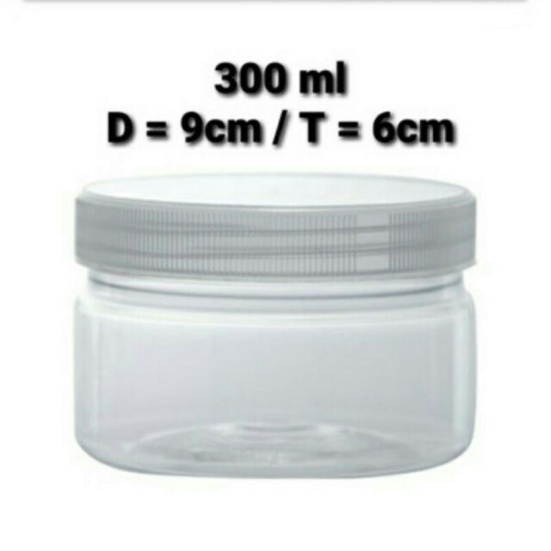 toples plastik 300ml - toples kue kecil - toples tabung - toples lebaran toples nastar toples kuker