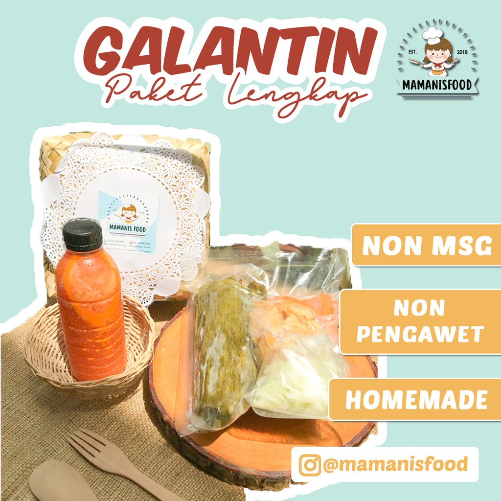 

[BOSGALANTIN] Galantin Paket Lengkap Frozen & Homemade