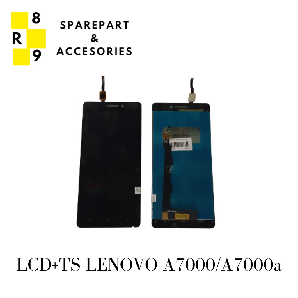 LCD + TS FULLSET LENOVO A7000 HITAM / A7000a