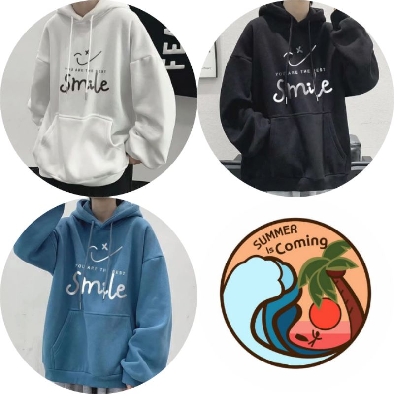 SMILE HOODIE N SWEATER FLEECE TEBAL