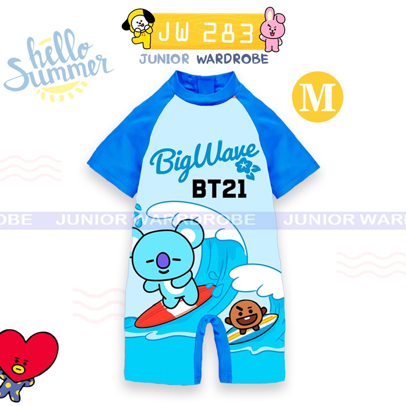 Swimwear / Baju Renang Junior Wardrobe Digital Printing JW 283 BT21