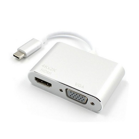 Converter Usb type C to HDMI + VGA HQ