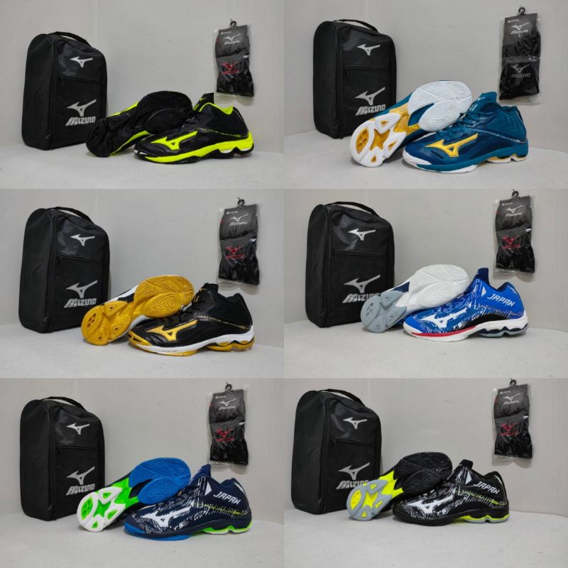 Mizuno wlz6 Japan free kaos kaki dan tas
