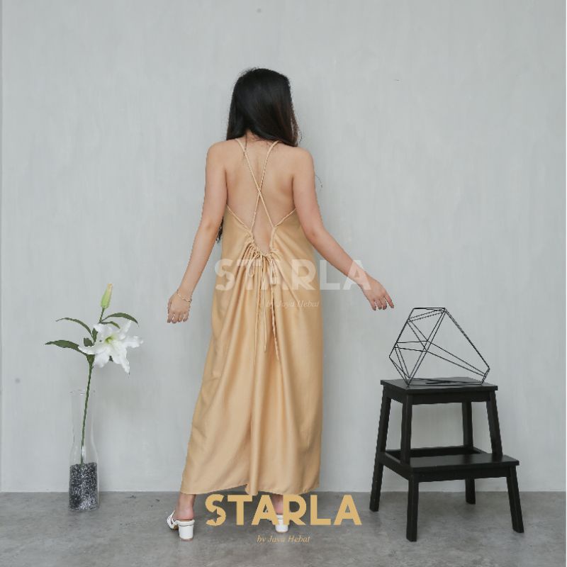 MAXI SUMMER BACKLESS DRESS BACKLESS LONG DRESS SEXY JUMBO MIA STARLA