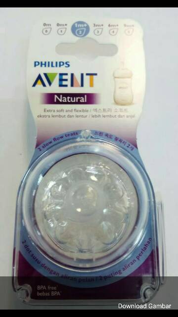 PHILIPS AVENT NATURAL TEAT 2.0 nipple dot isi 2