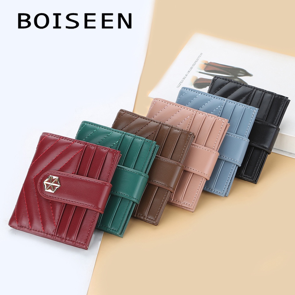 BOISEEN N1889 Dompet Kartu Wanita Bahan Kulit PU Leather Premium WATCHKITE WKOS