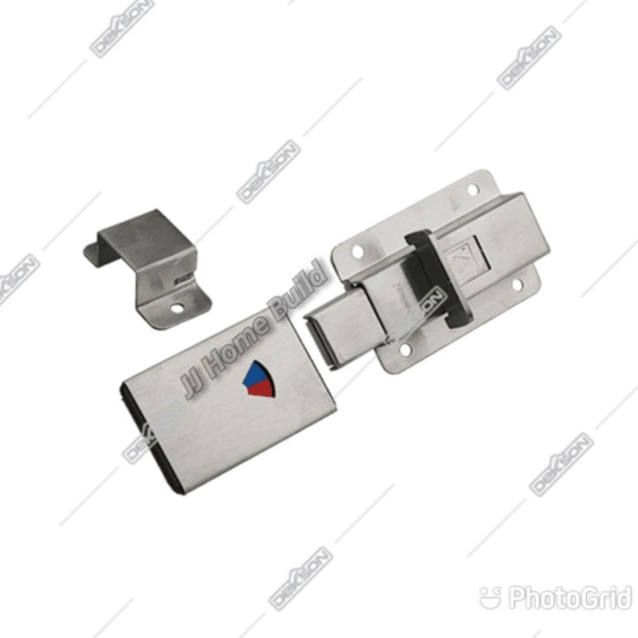 Grendel/Slot Pintu Kamar Mandi/Kunci Indikator Lock Dekson Kc 021 Li