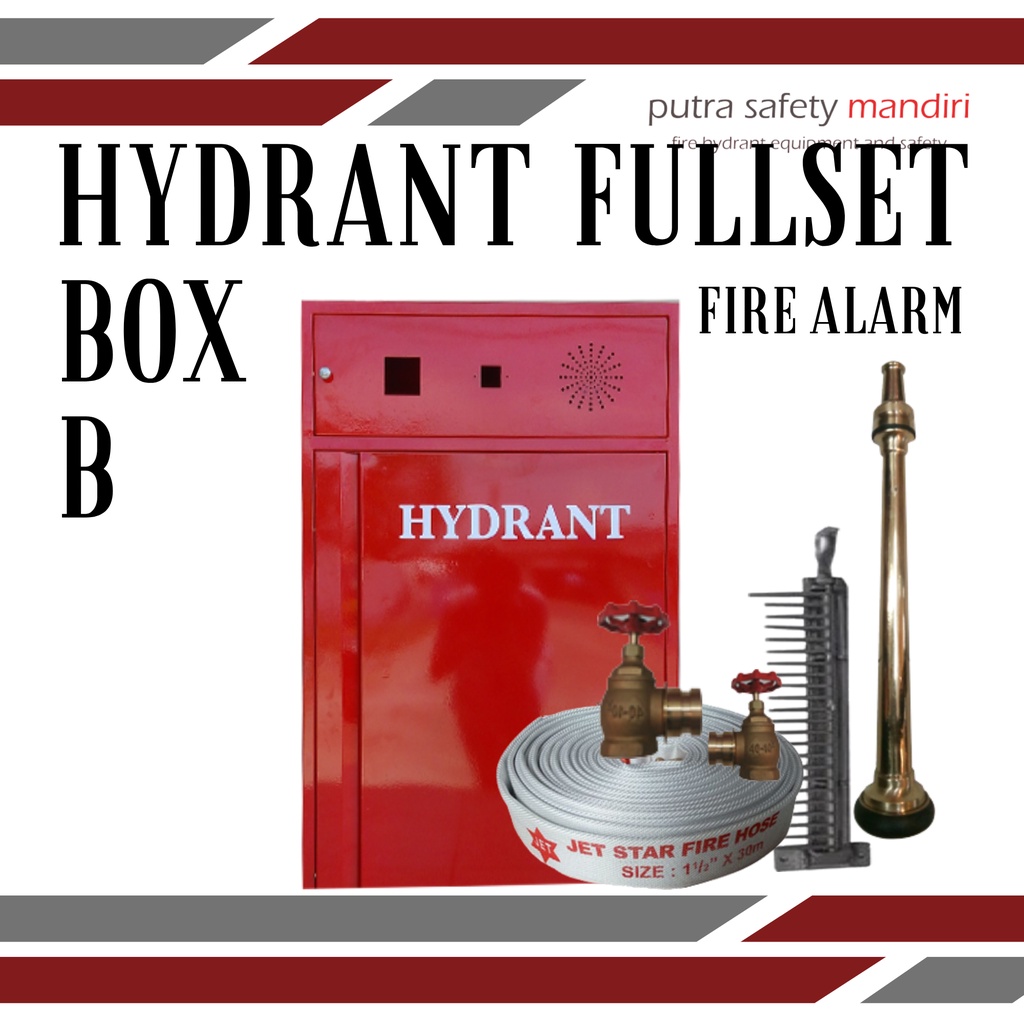 Jual FIRE HYDRANT BOX IHB TYPE B 75X125X18CM KOTAK PENYIMPANAN ...