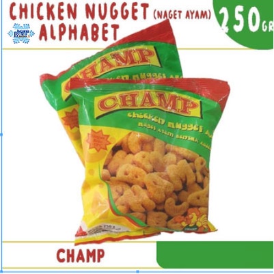 

Champ Chicken Nugget ABC 250gr