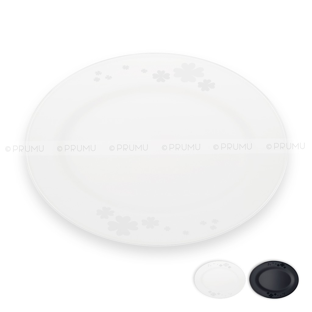 Piring saji oval melamin 10 Inch - Piring resto - Piring restoran - Piring cafe - Piring hotel - V810