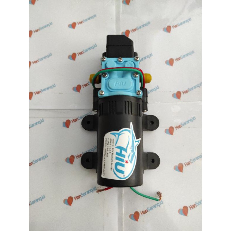 Pompa dinamo air sprayer DC 12volt 100psi HIU Ori SOKET+SOKET