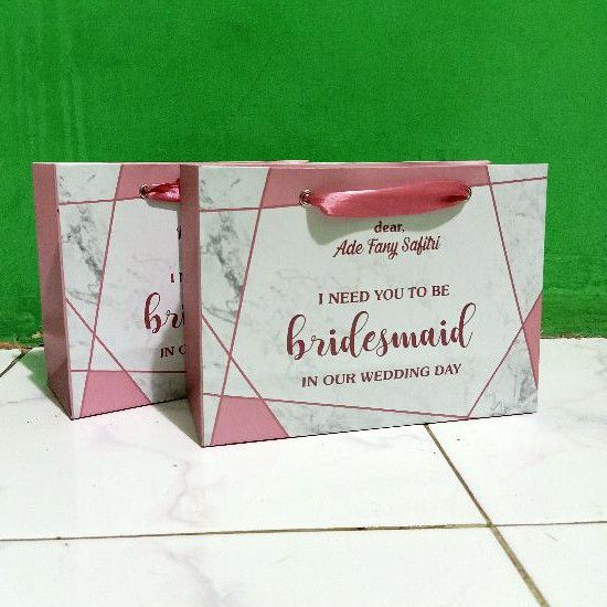

Paperbag Custom - Bridesmaid