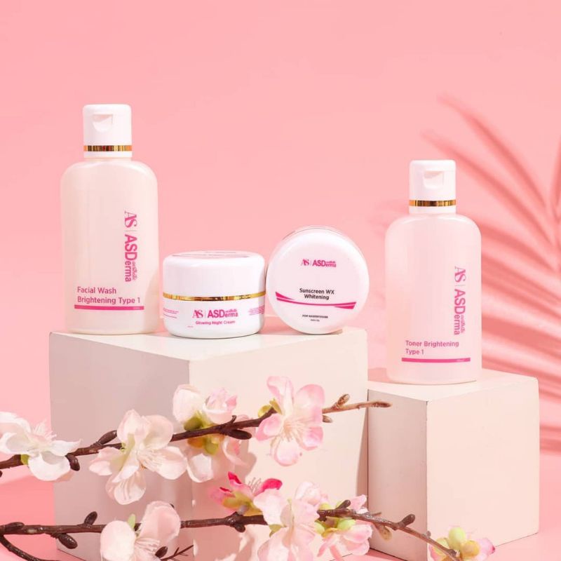 Asderma Paket glowing shining