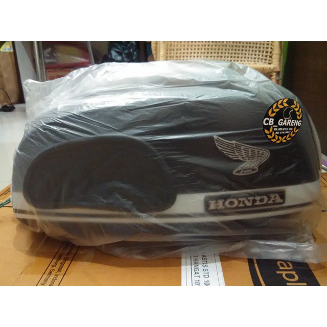 Tangki CB 125 / Tangki CB Twin Hitam Putih