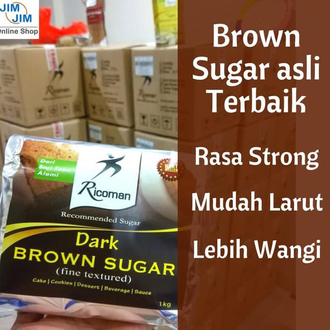 

SPECIAL!! Ricoman Dark Brown Sugar 1Kg