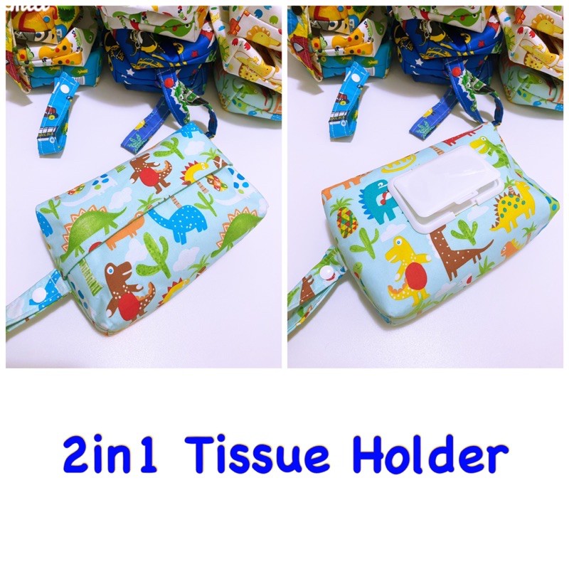 Fawn’G Handmade - 2in1 Tissue Holder / Tissue POUCH / wet tissue POUCH