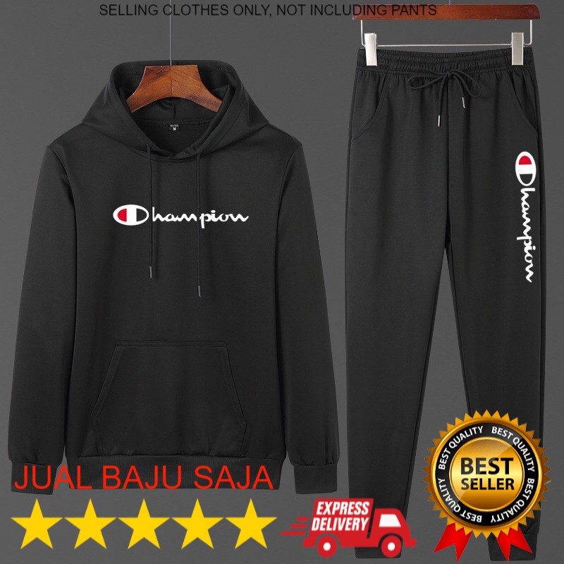 ⭐️⭐️⭐️⭐️⭐️ JUAL BAJU SAJA ... HOODIE  Piece Set Top+ Casual Tracksuit Man Suits Hoodies set Fashion 
