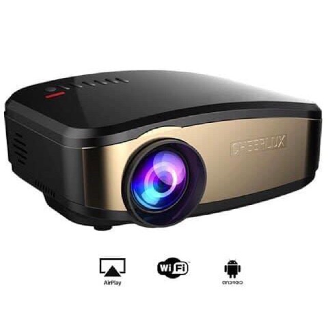 Cheerlux C6 Wireless Proyektor Projector Wifi 1200 ANSI Lumens TERBARU