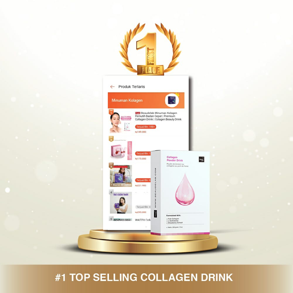 Minuman Kolagen BEAUDELAB / NEWLAB Premium Collagen Drink Pemutih Badan Cepat | Beaudelab Premium Collagen Drink | Colagen Beauty Drink