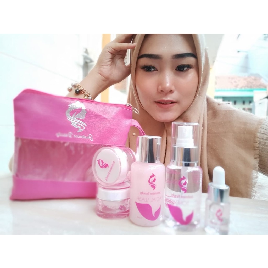 PAKET GLOWING JUSTMINE BEAUTY SKINCARE PAKET PERAWATAN WAJAH PRODUK KECANTIKAN GLOWING BPOM DAN FORT