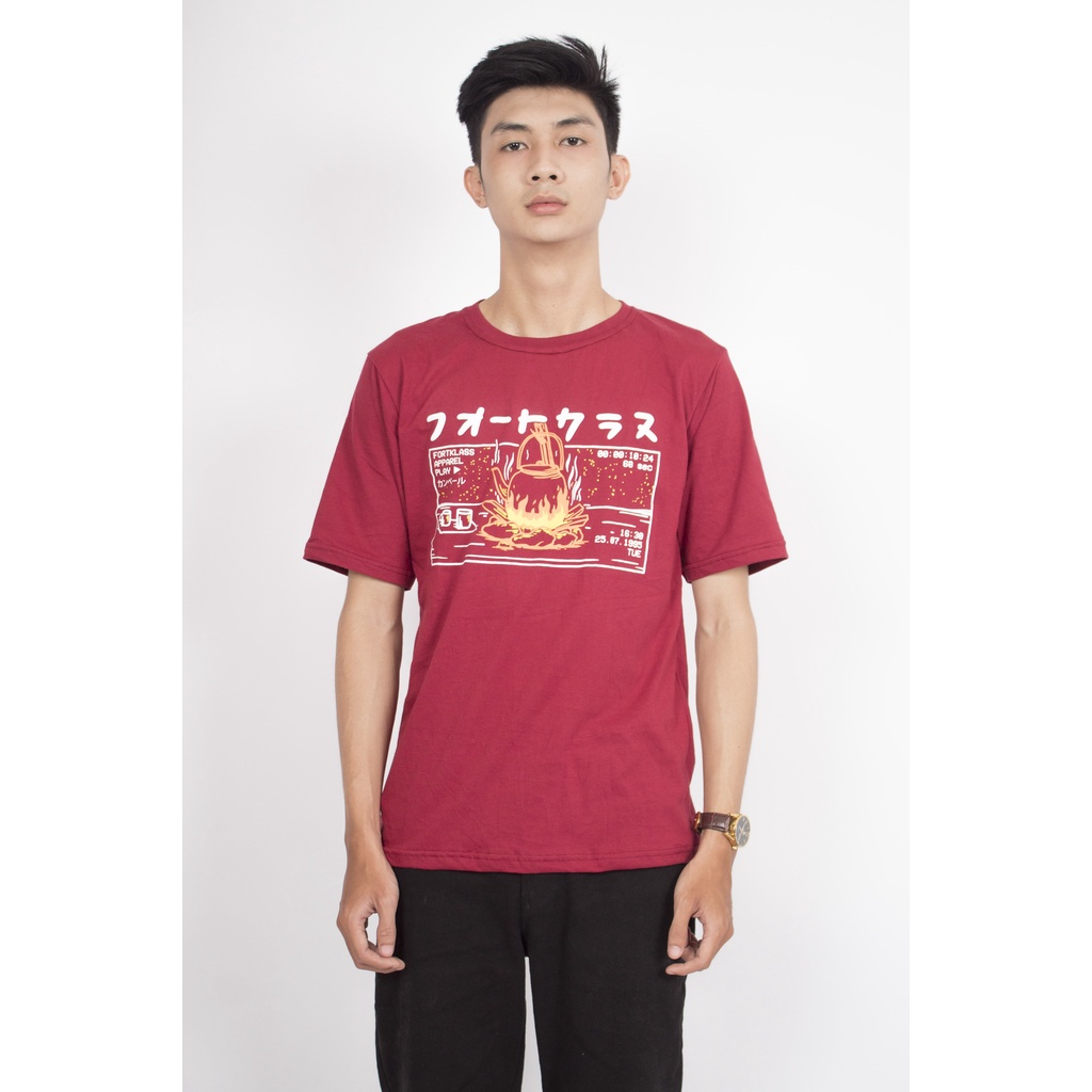 Fortglass KENZ Kaos Lengan Pendek Pria Kaos Distro Kaos Pria Kaos Unisex Tshirt Cowok By FortKlass