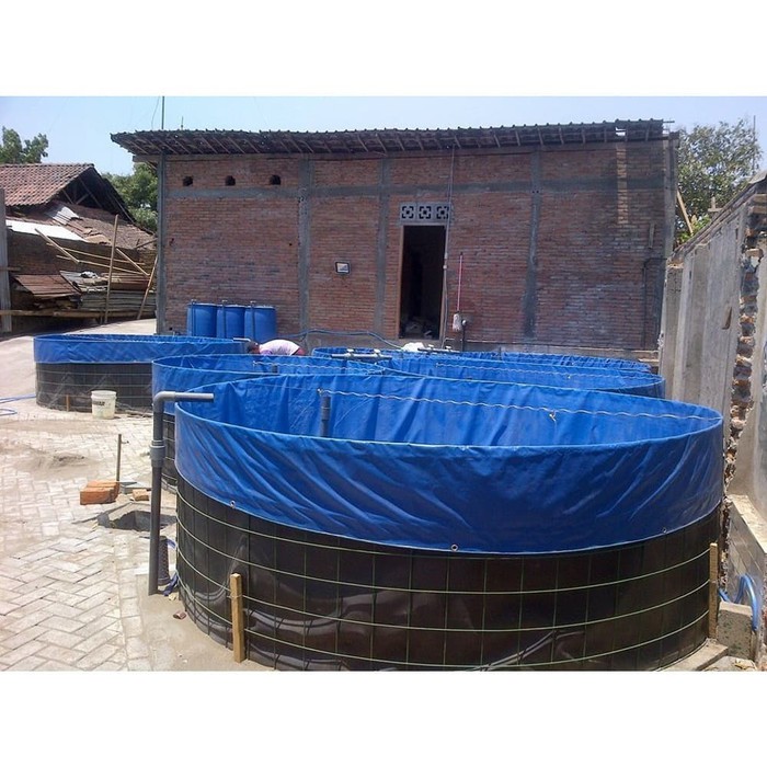 Kolam Terpal Bundar Diameter 5 M FULLSET