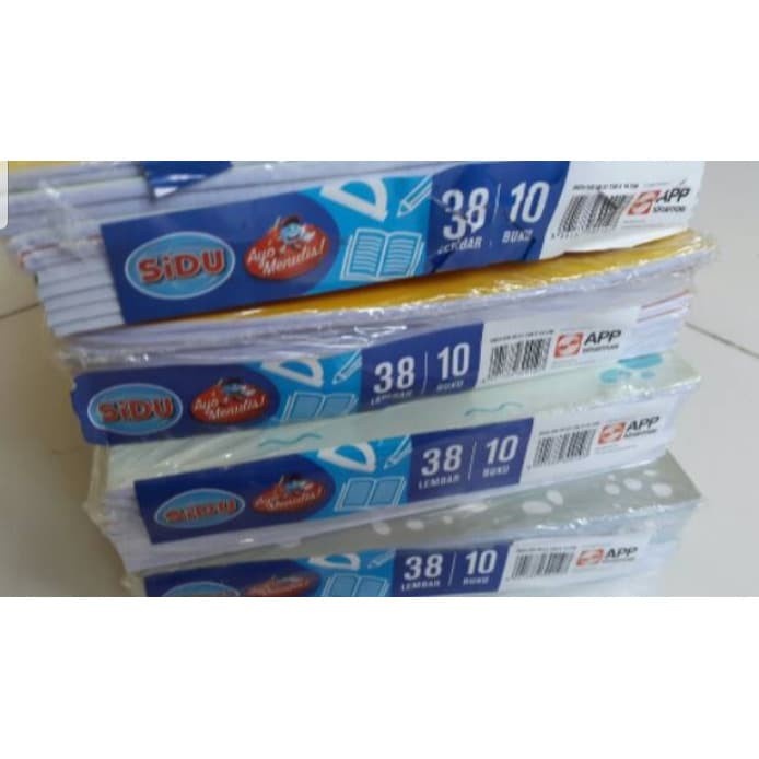 

Cantik Buku Tulis Sinar Dunia (Sidu) Isi 38 Lembar Per Pack Isi 10 Buku Terbatas