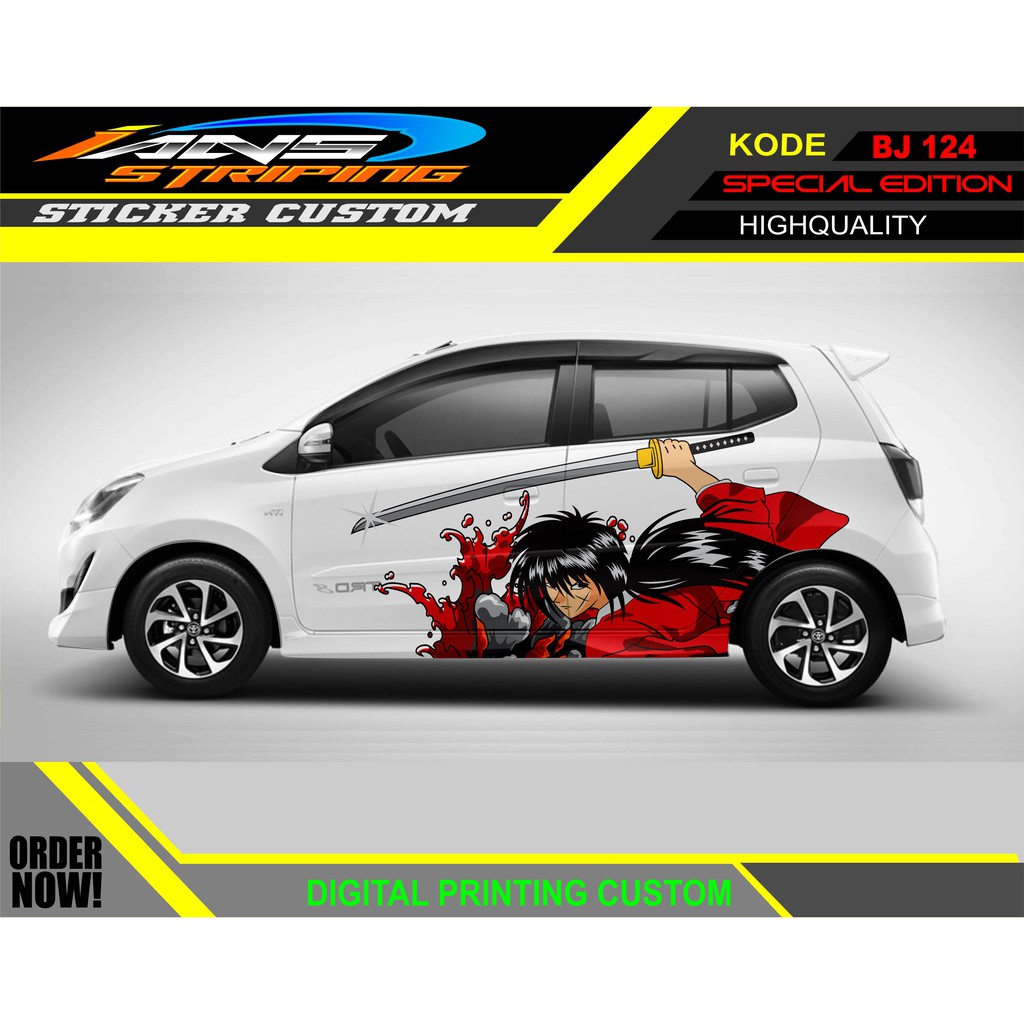 STICKER DECAL AGYA AYLA SAMURAY