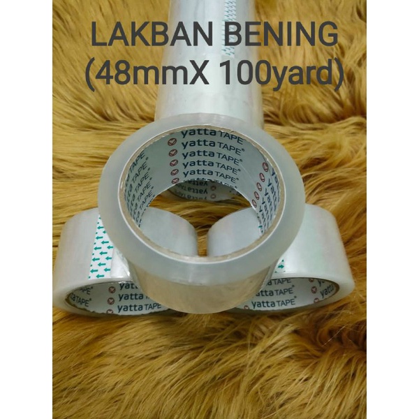 LAKBAN BENING LENGKET SERBAGUNA (48MMX100YARD)