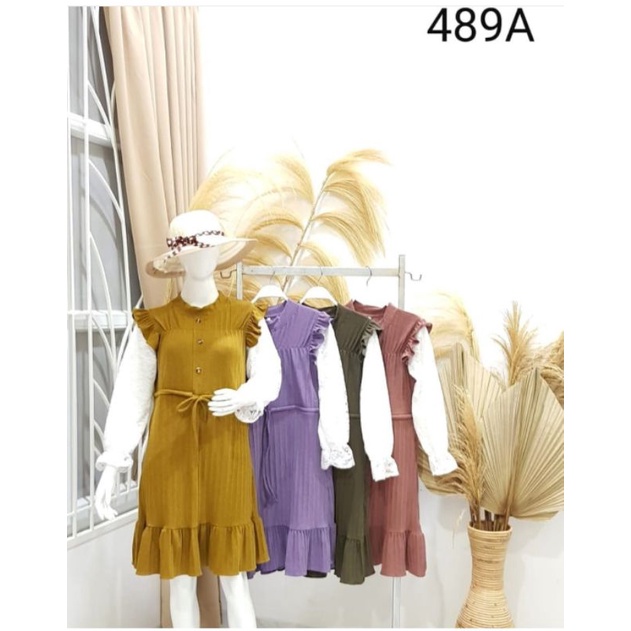 Tunik Chrisedo Knit 489A | tunik knit wanita modis lucu | tunik kekinian