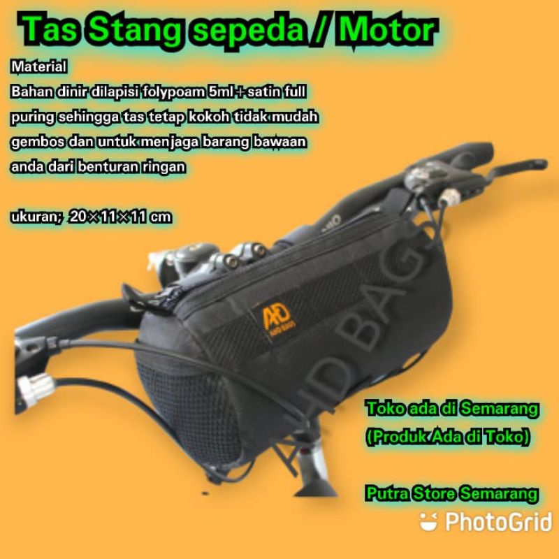 Tas stang sepeda atau Tas stang motor Handlebar Tas Motor Tas sepeda