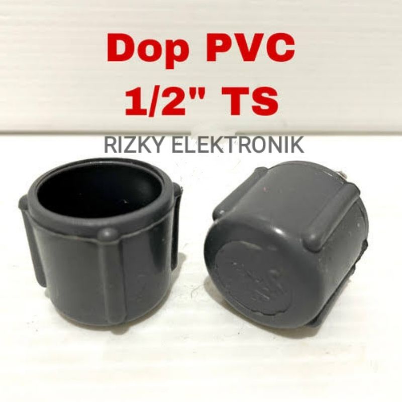 Tutup Dop Cap 1/2 inch Sambungan Pipa PVC Polos JAYA