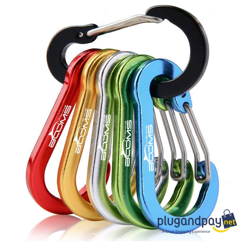 Gantungan Karabiner Aluminium Alloy Snap Clip Lock 6 PCS - PNP GADGET