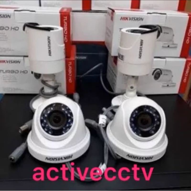 PAKET KAMERA CCTV HIKVISION 4 CAMERA 2MP 1080P FULL HD DVR 4 CHANNEL HIKVISION KOMPLIT